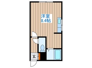 マンションむらかみ１の物件間取画像